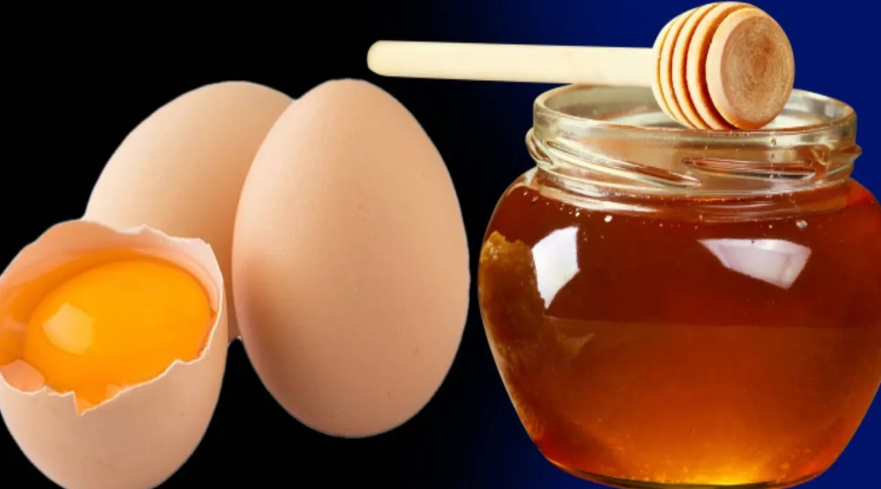Honey and egg