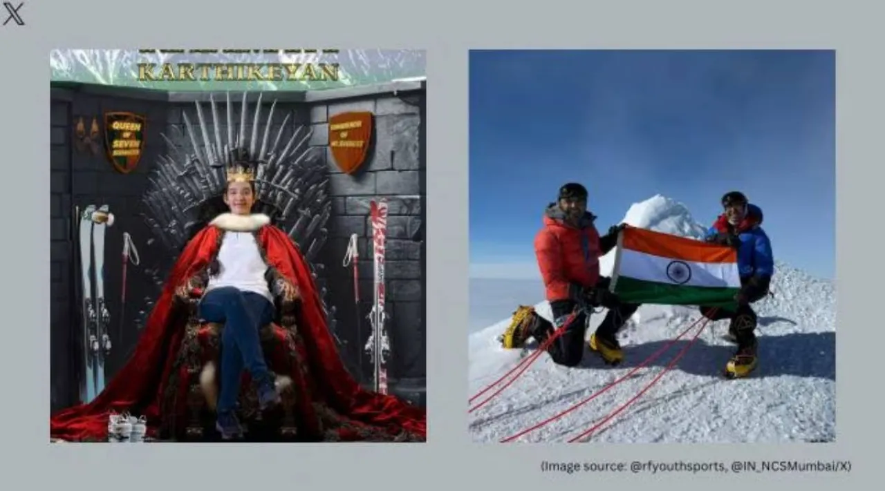 Kaamya Karthikeyan mount climber