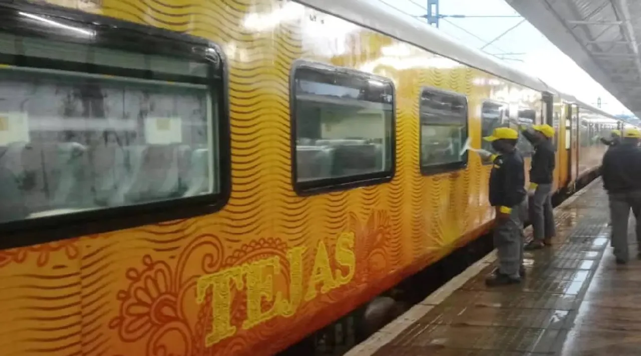 Major changes in train services due to work in Trichy Dindigul section Madurai to Chennai Tejas Express partially cancelled 2 days stop Trichy Tamil News   