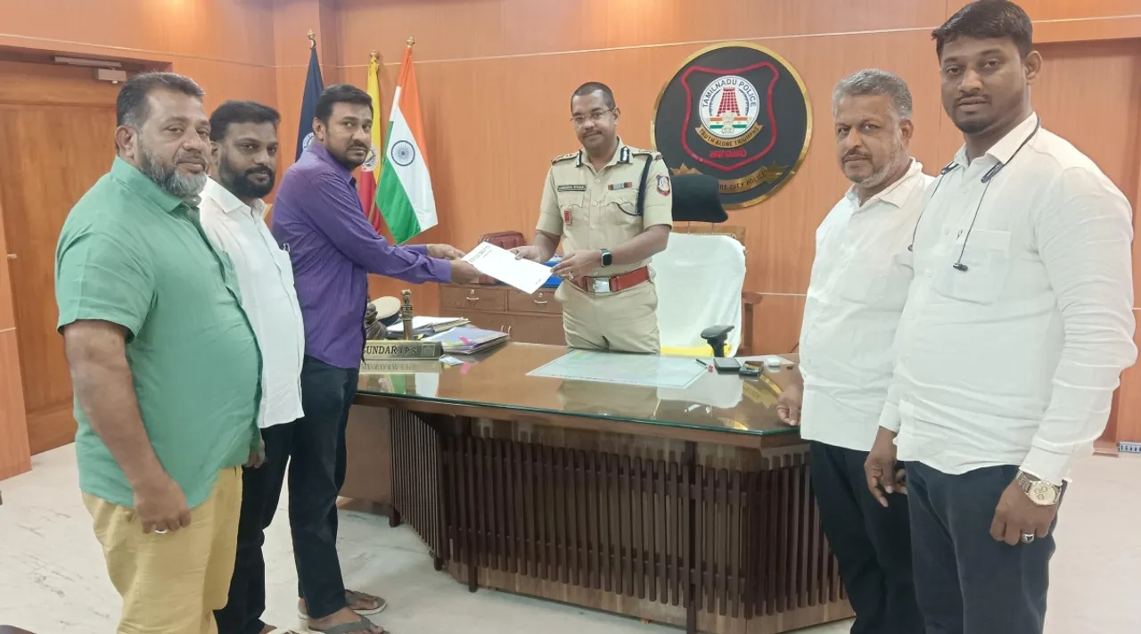 coimbatore beef shop couple complaint police commissioner to arrest BJP man threatened Tamil News 
