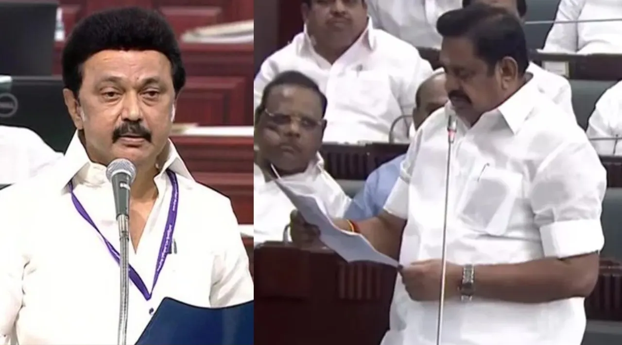 CM MK  Stalin Edappadi K Palaniswami argument TN Assembly Tamil News 