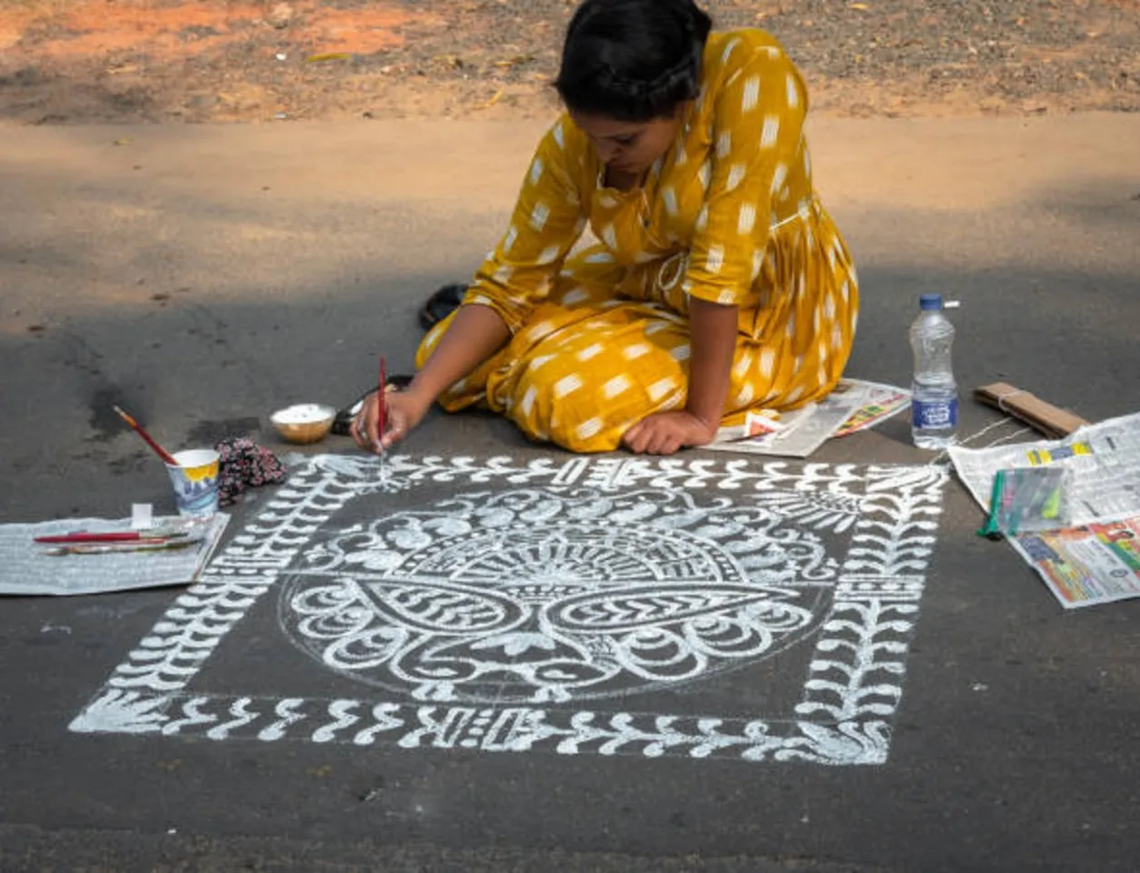 pongal kolam