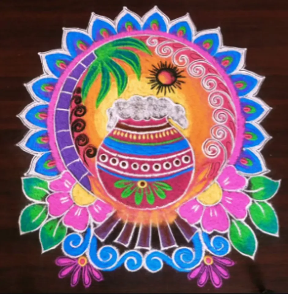 pongal kolam