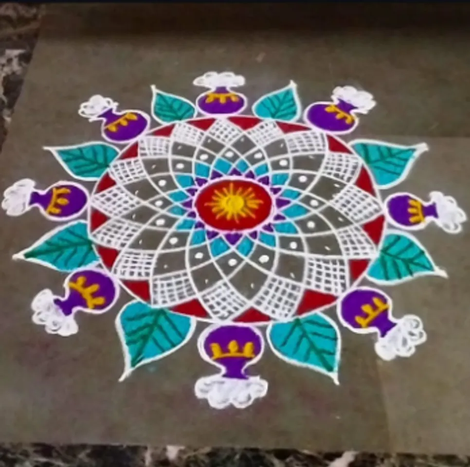 pongal kolam