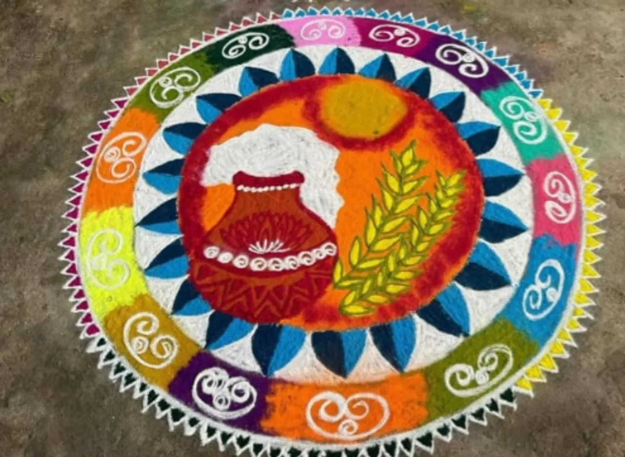 pongal kolam