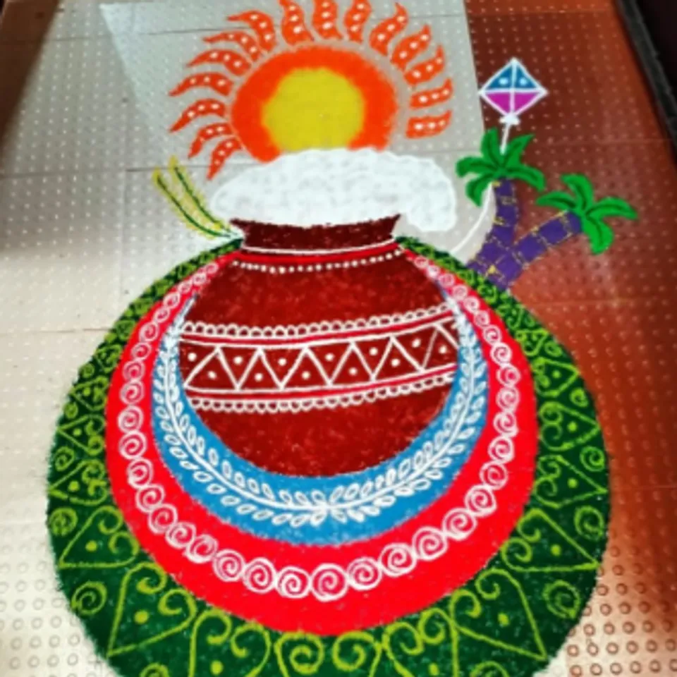 pongal kolam
