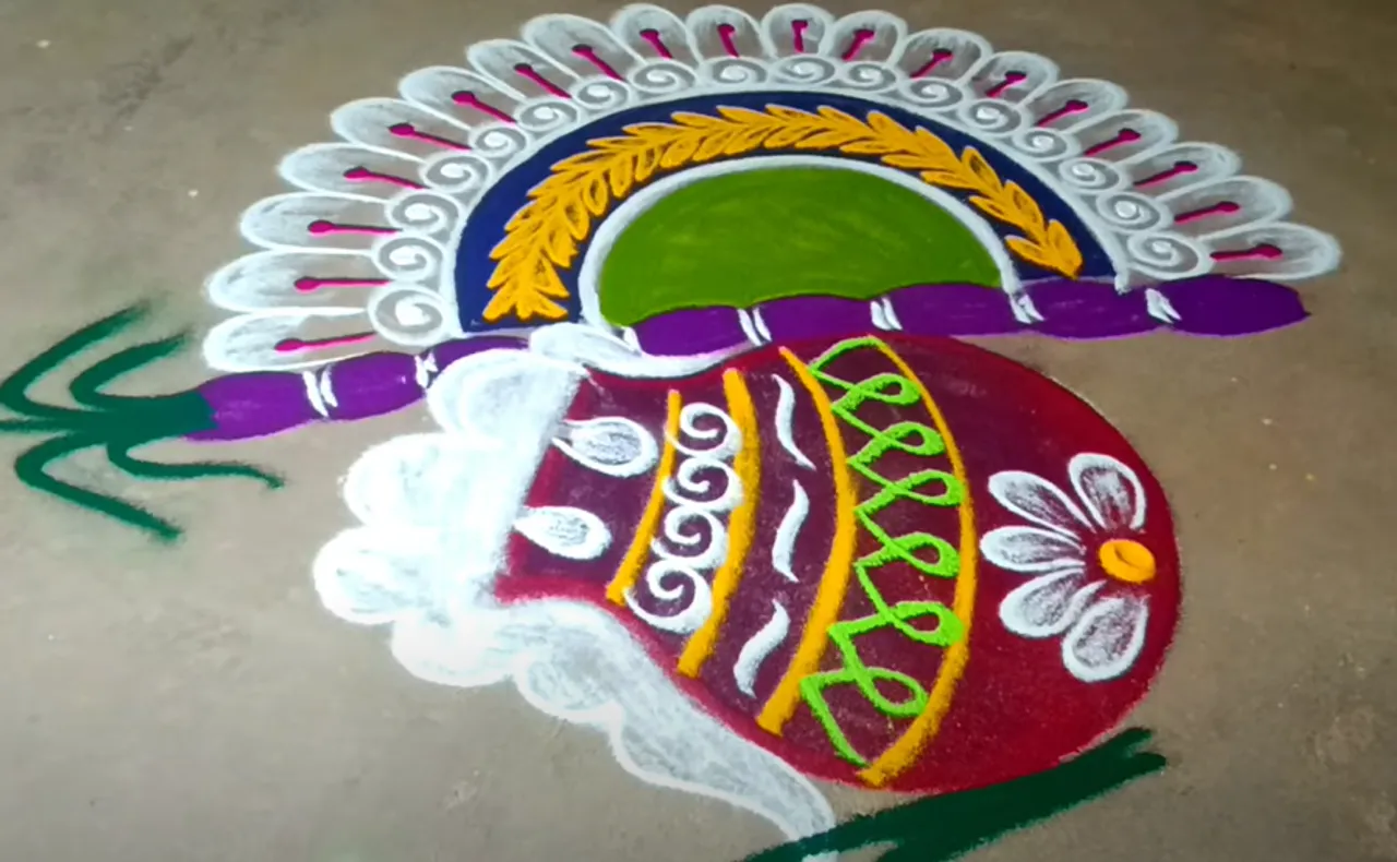 pongal kolam