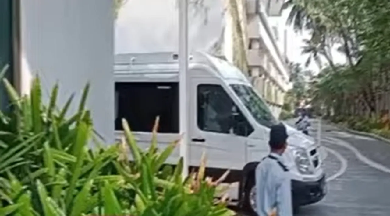 Vijay new campaign vehicle 