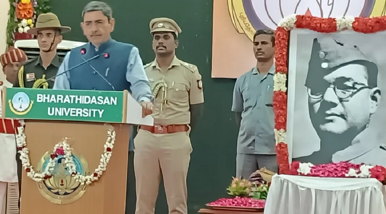 TN Governor RN Ravi Speech Trichy about Nethaji Subhas Chandra Bose Tamil News