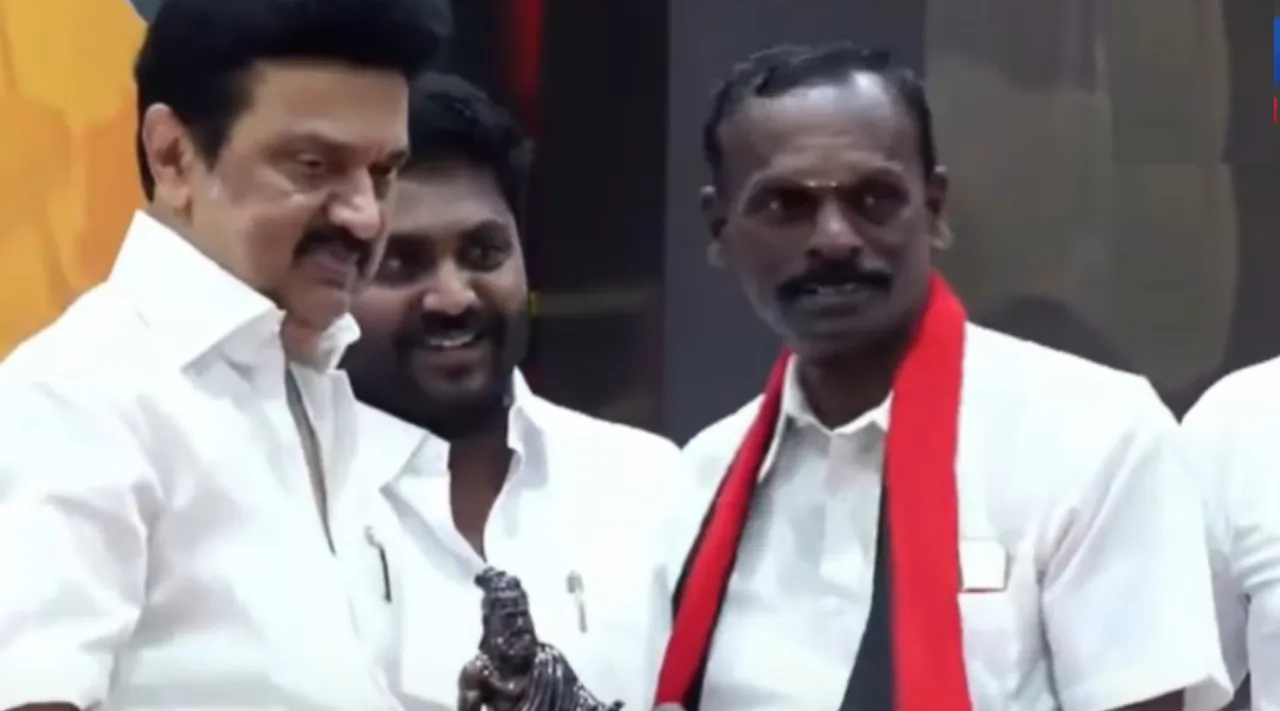seeman Naam Tamilar Katchi cadres and executives join DMK infront of CM MK Stalin Anna Arivalayam Tamil News