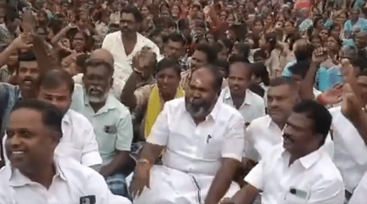 Madurai thirumangalam rajapalayam road subway facility protest RB Udhayakumar ADMK arrested Tamil News