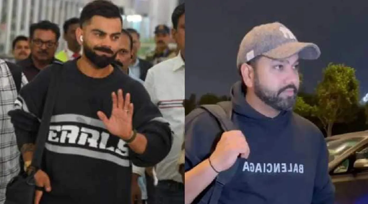 video Rohit Sharma Virat Kohli Arrive In Nagpur For IND vs ENG ODI Series pitch report Tamil News