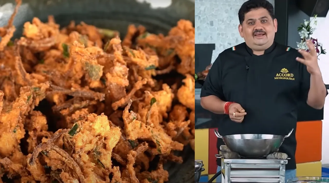 Venkatesh Bhat Onion Pakoda onion garam pakoda recipe in Tamil