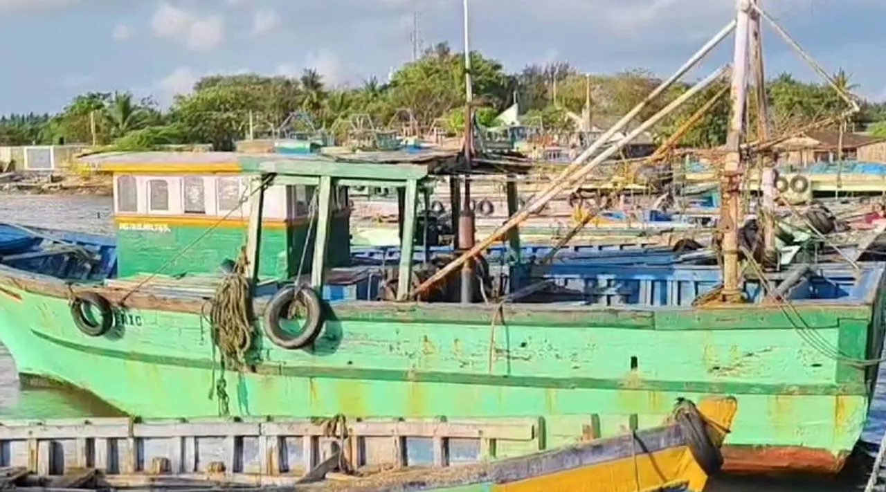 Fishermen protest