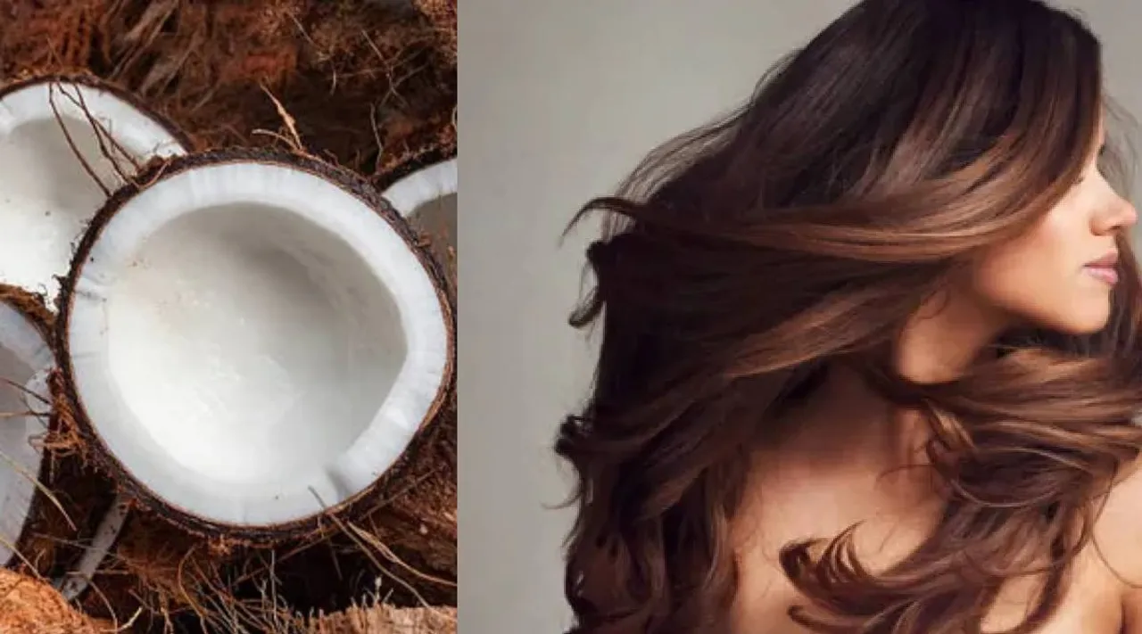 Coconut hair pack