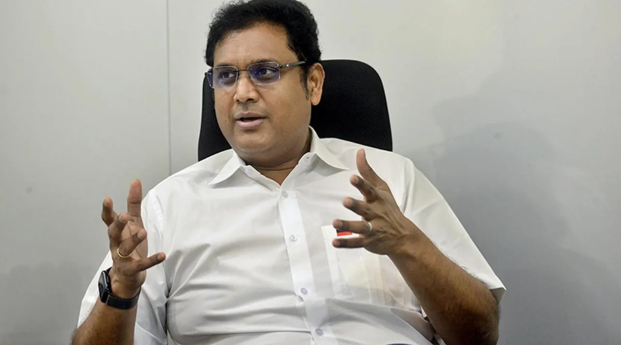 TN Minister TRB Rajaa denies Annamalai allegation Sabareesan Vaanam Space tech accelerator Tamil News