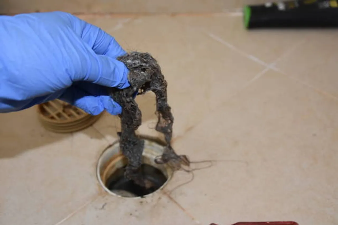 clogged pipe