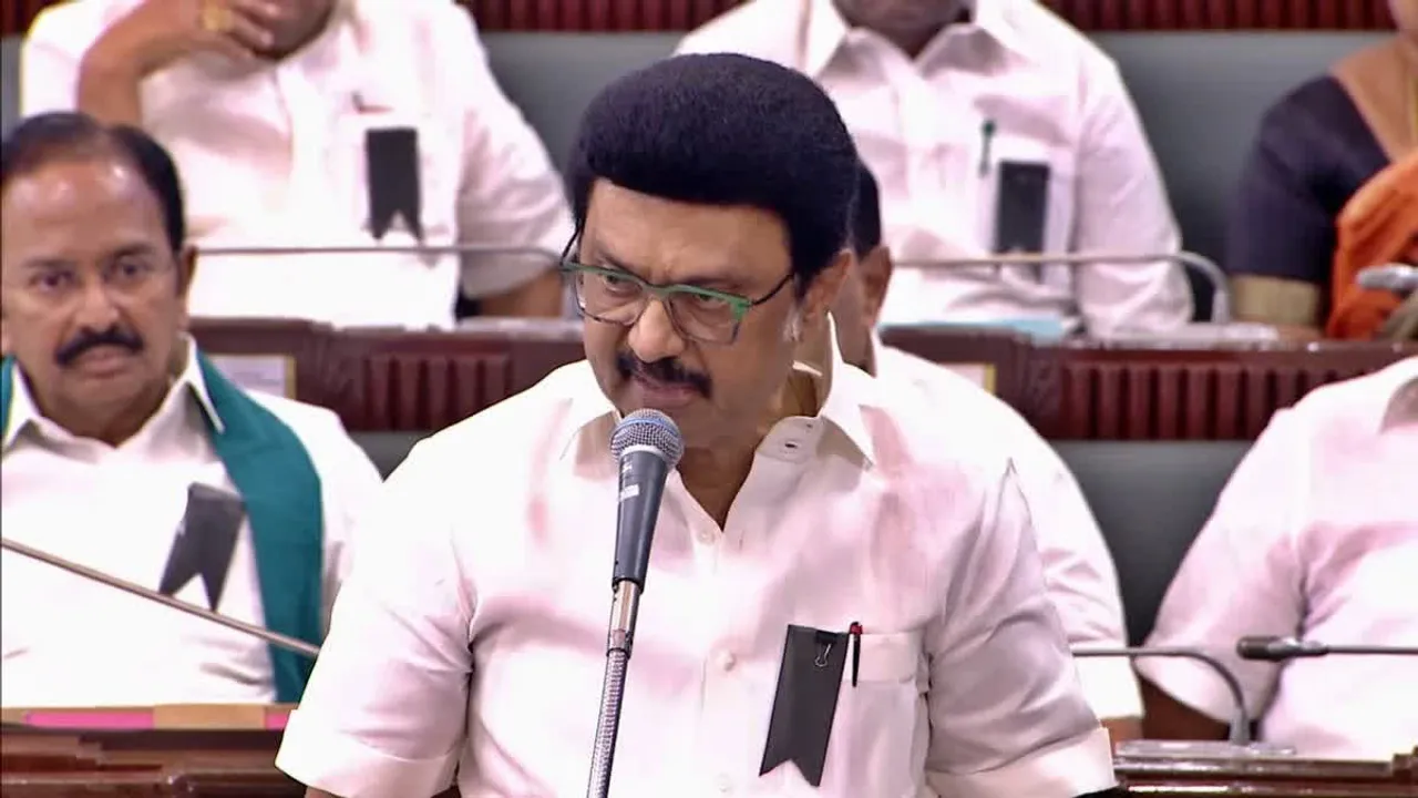 MK Stalin in TN Assembly