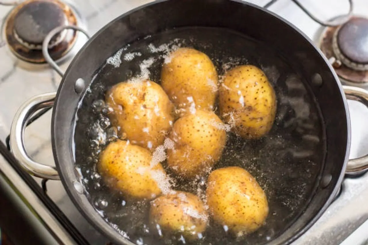 boiled potato