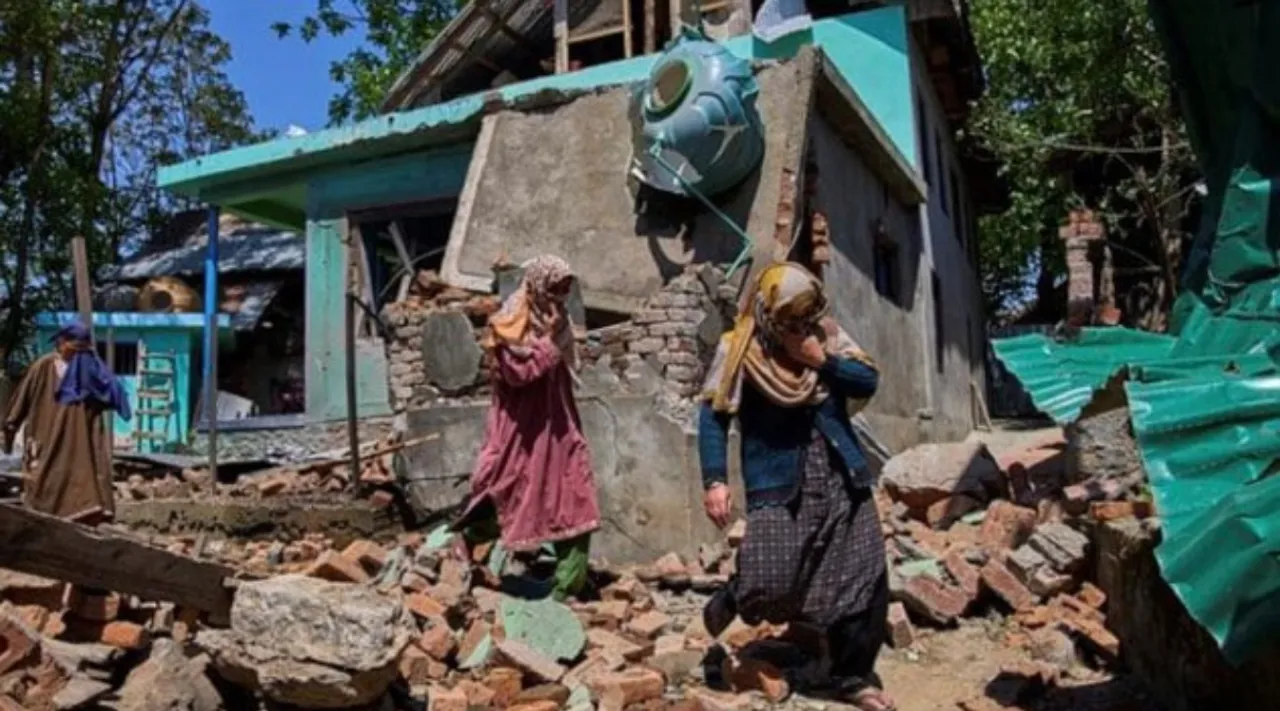 Homes of 2 wanted for Pahalgam terror attack blown up overnight Tamil News