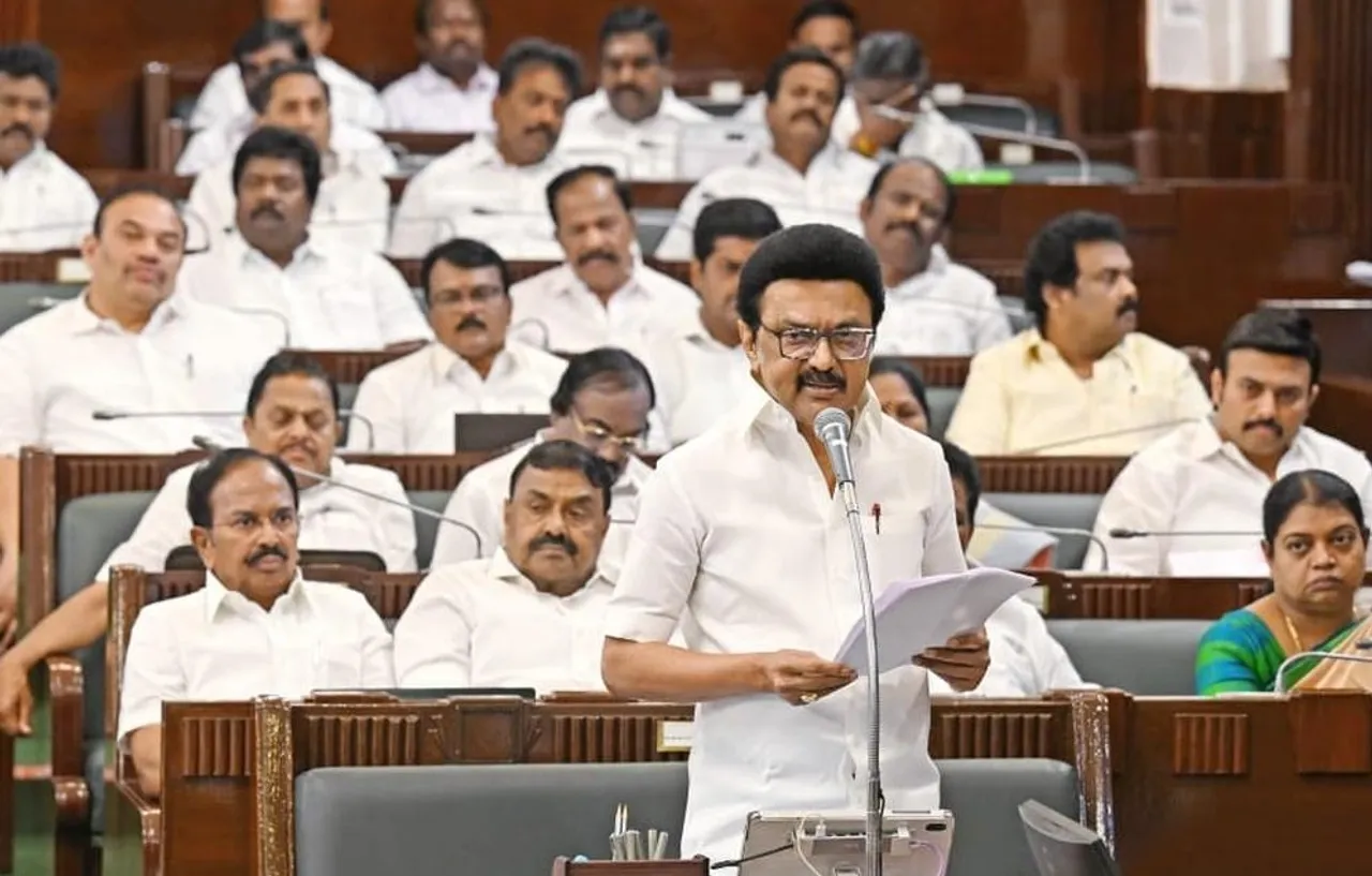 MK Stalin in TN Assembly
