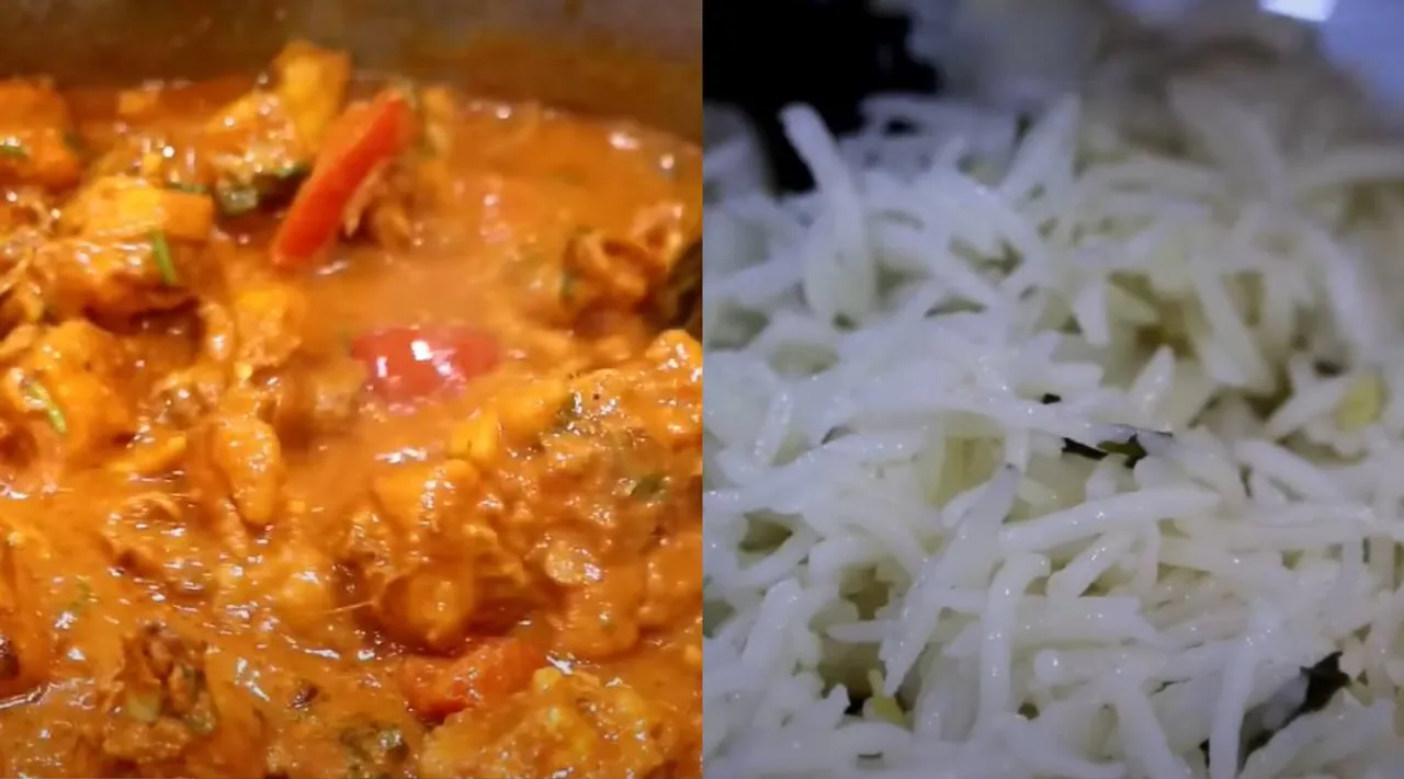 Ghee rice chicken