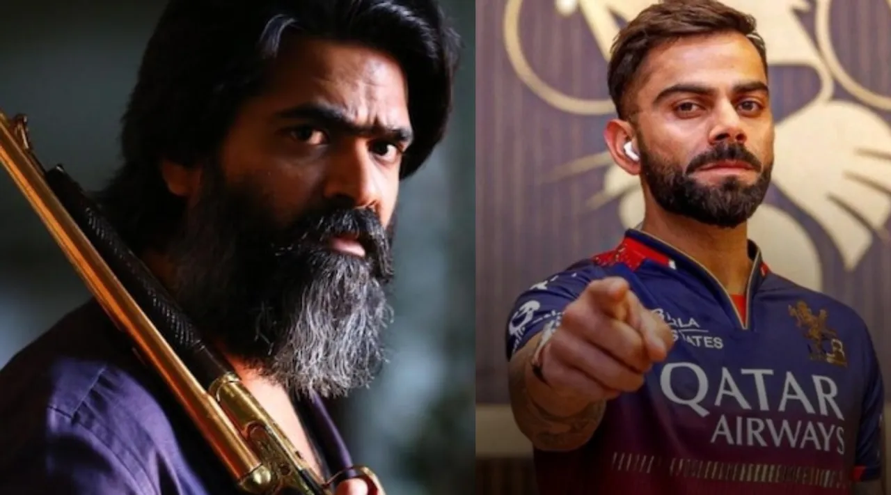 Virat Kohli listens this Tamil song on a loop Actor Silambarasan STR responds Tamil News