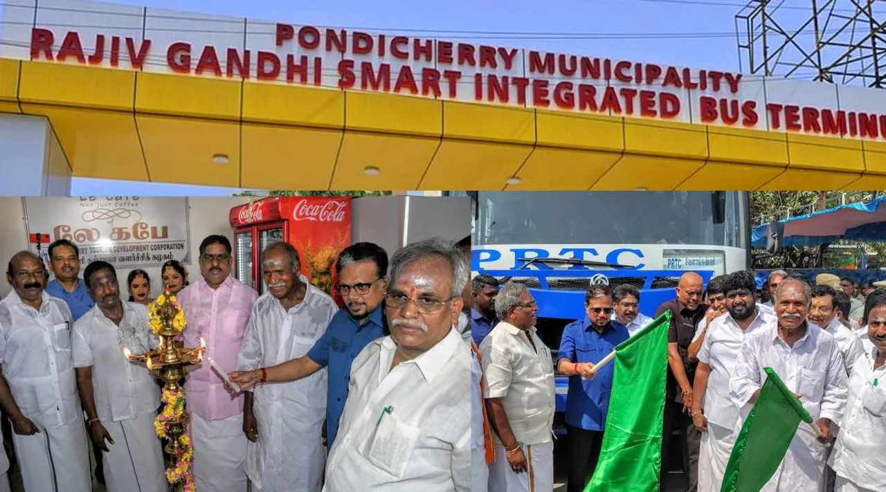 new bus terminus in puducherry opened for public