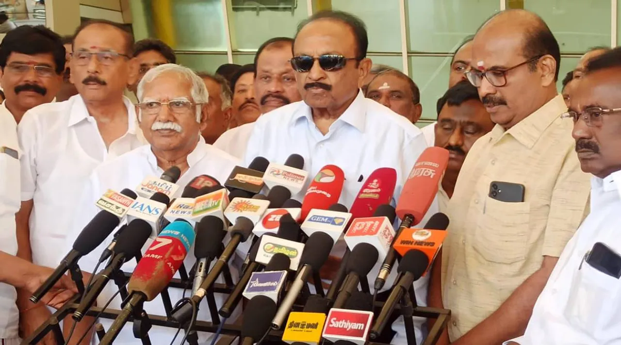 வைகோ செய்தியாளர் சந்திப்பு