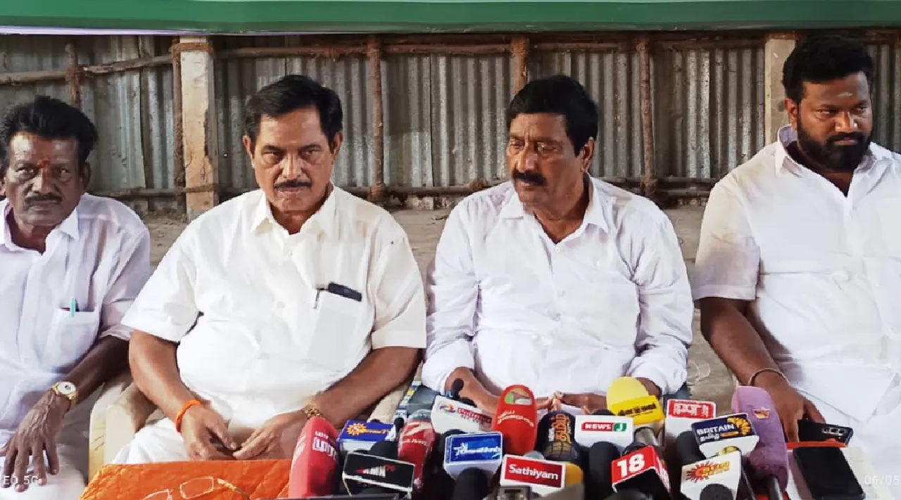 AIADMK Puducherry Secretary A Anbalagan criticizes Congress V Narayanasamy Tamil News