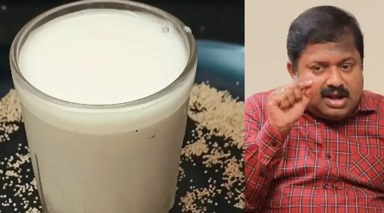 Poppy seeds milk