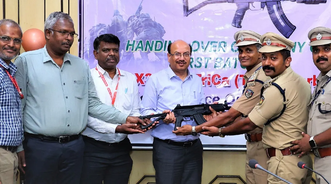 Trichy Ordnance Factory Tiruchirappalli Tikka Rifles kerala police Tamil News