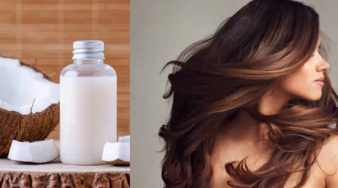 Coconut milk hair pack