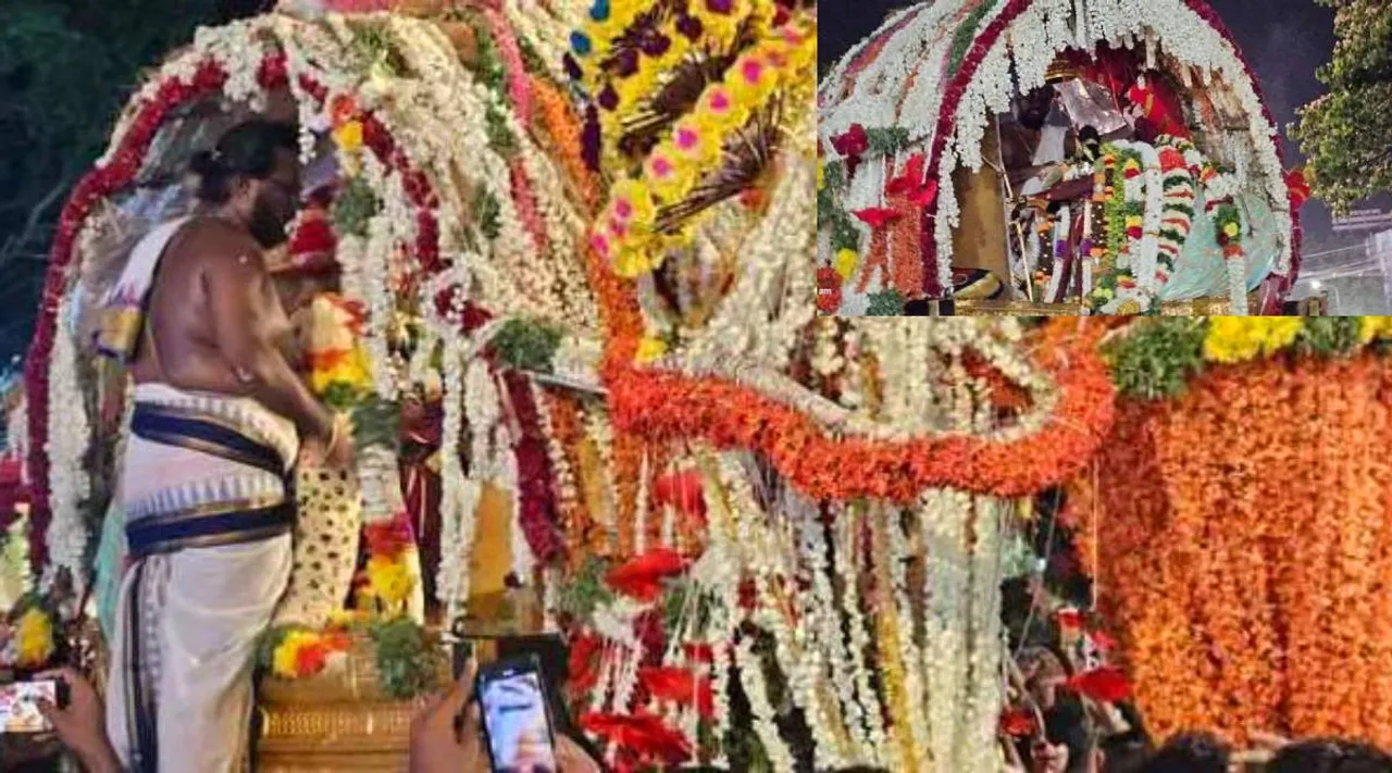 kallazhagar leaves for azhagar temple