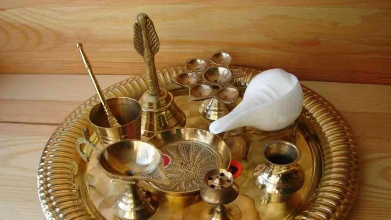 puja utensils cleaning