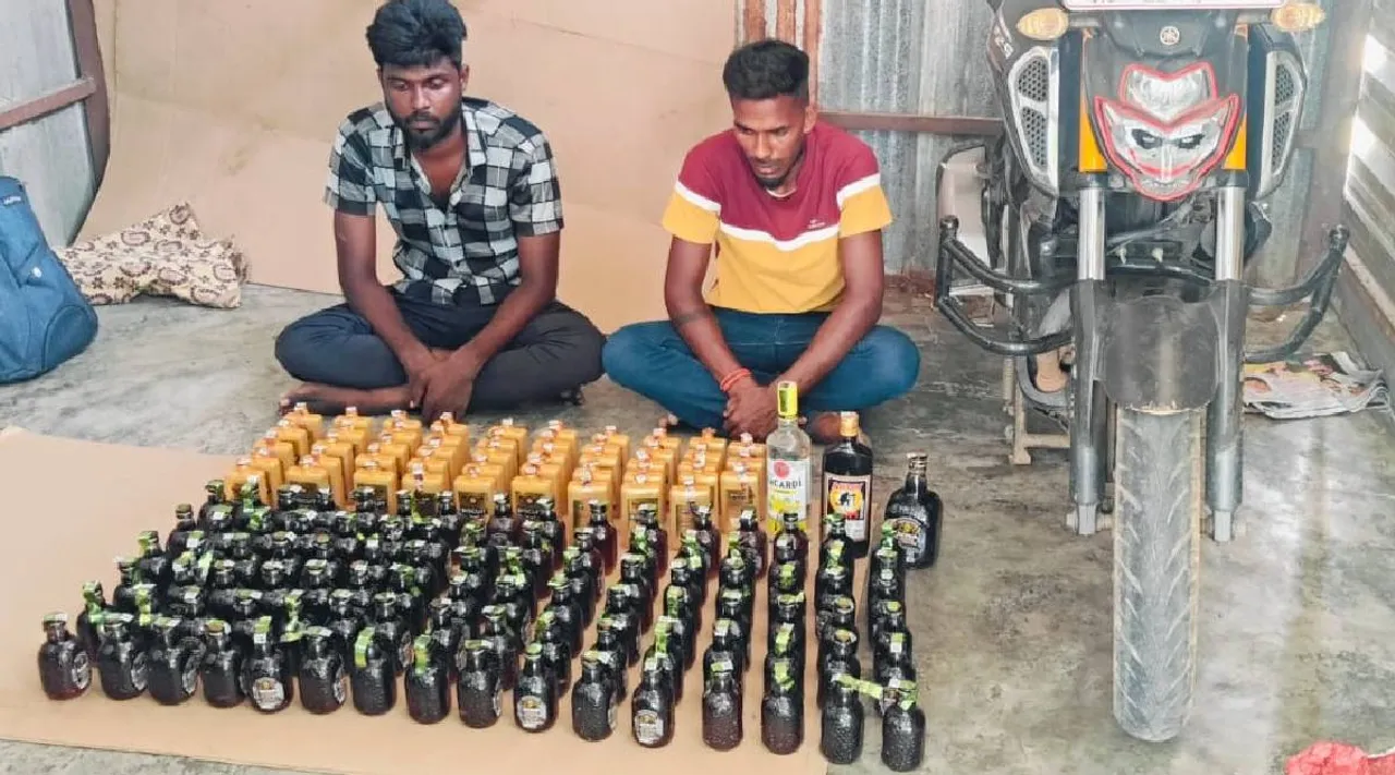 Liquor seized