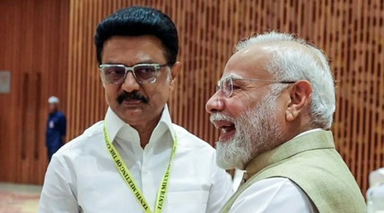 MK Stalin With Modi