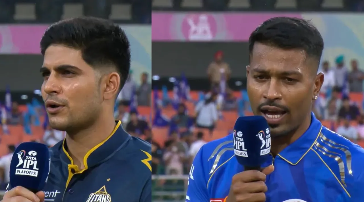 Ashish Nehra son to  Shubman Gill Sister Gujarat Titans players families and fan cry after Mumbai Indians knocked  out of IPL 2025 Tamil News