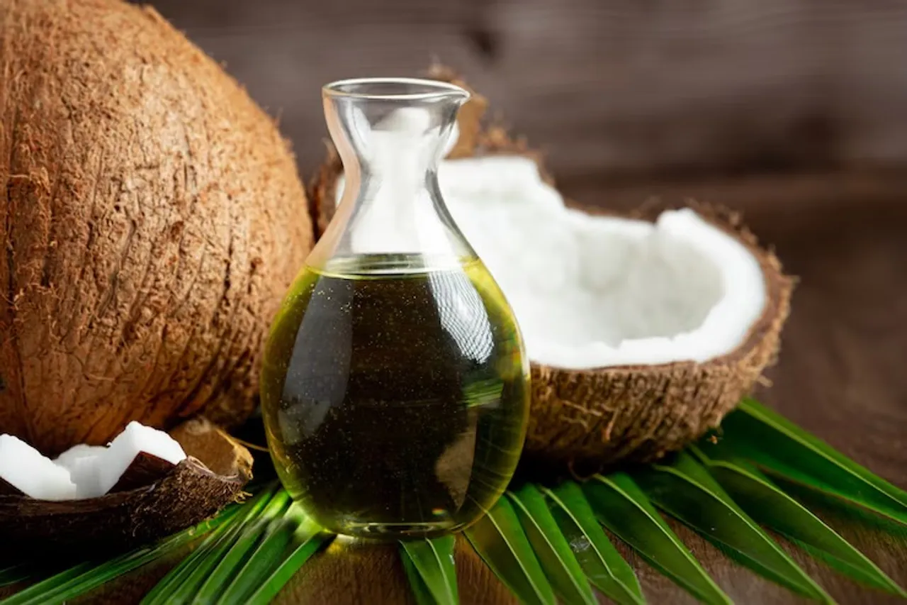 Homemade Coconut oil making at home