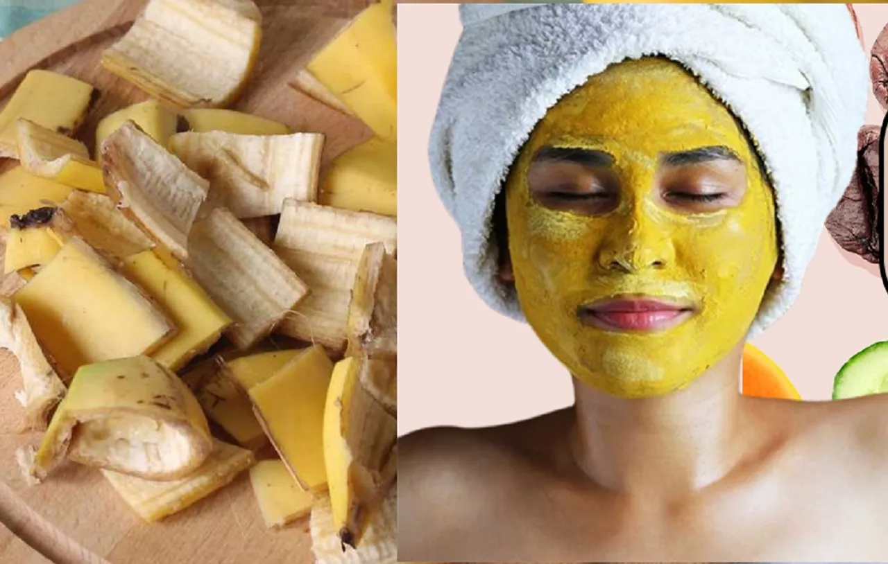 Banana peel face mask 