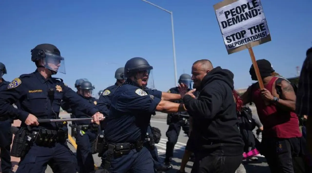 US LA protest