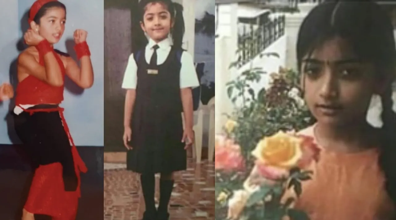 Rashmika Mandana Childhood Photos Tamil News 