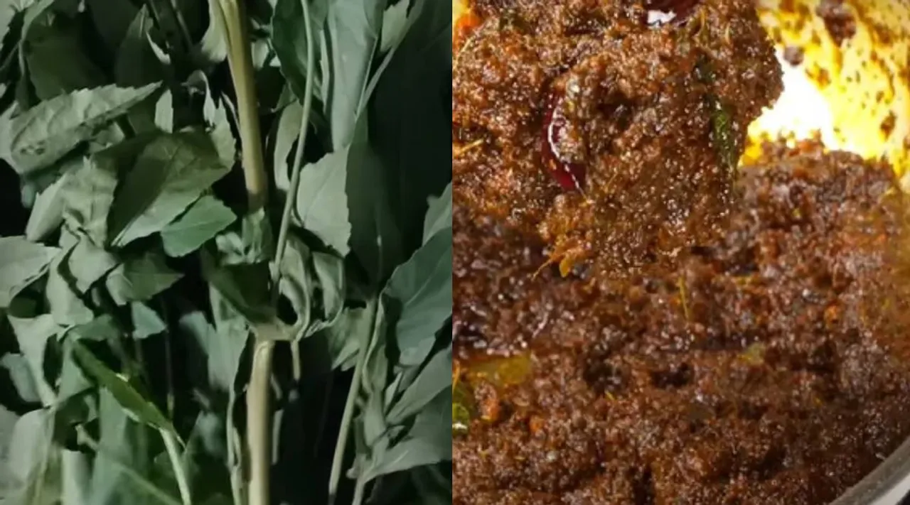 Spinach thokku
