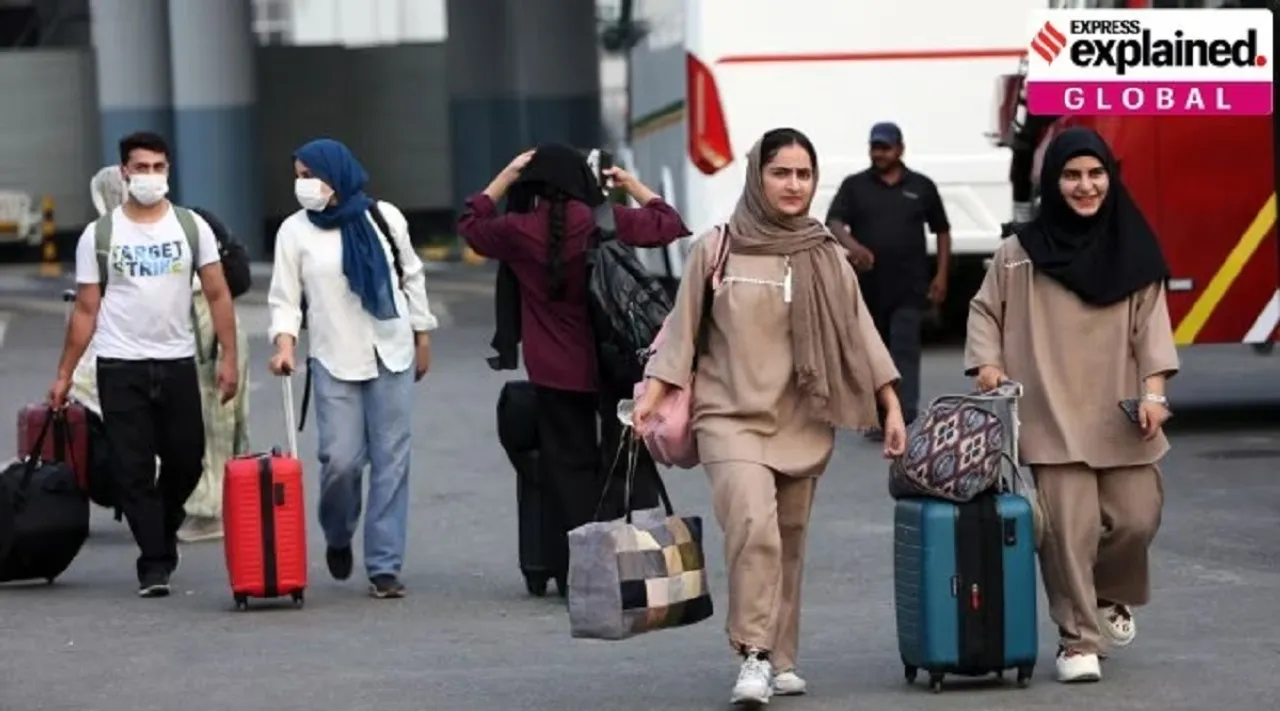 india evacuation iran