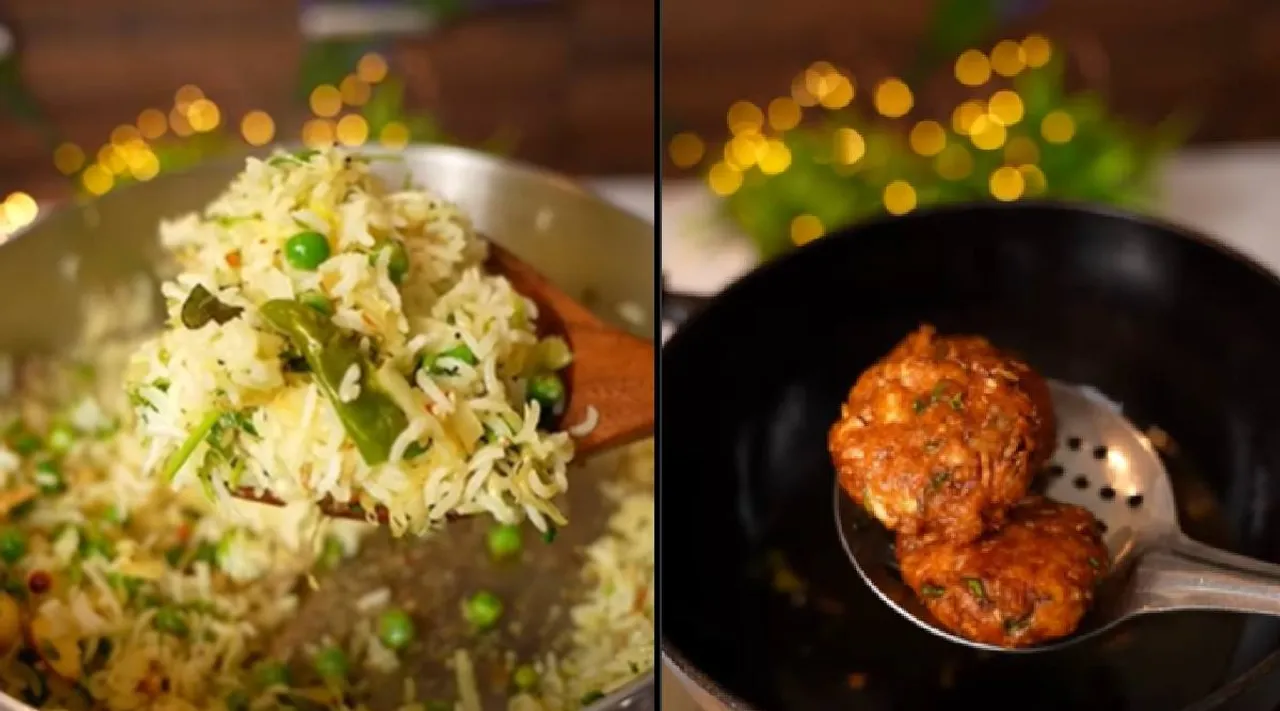 Rice and vadai