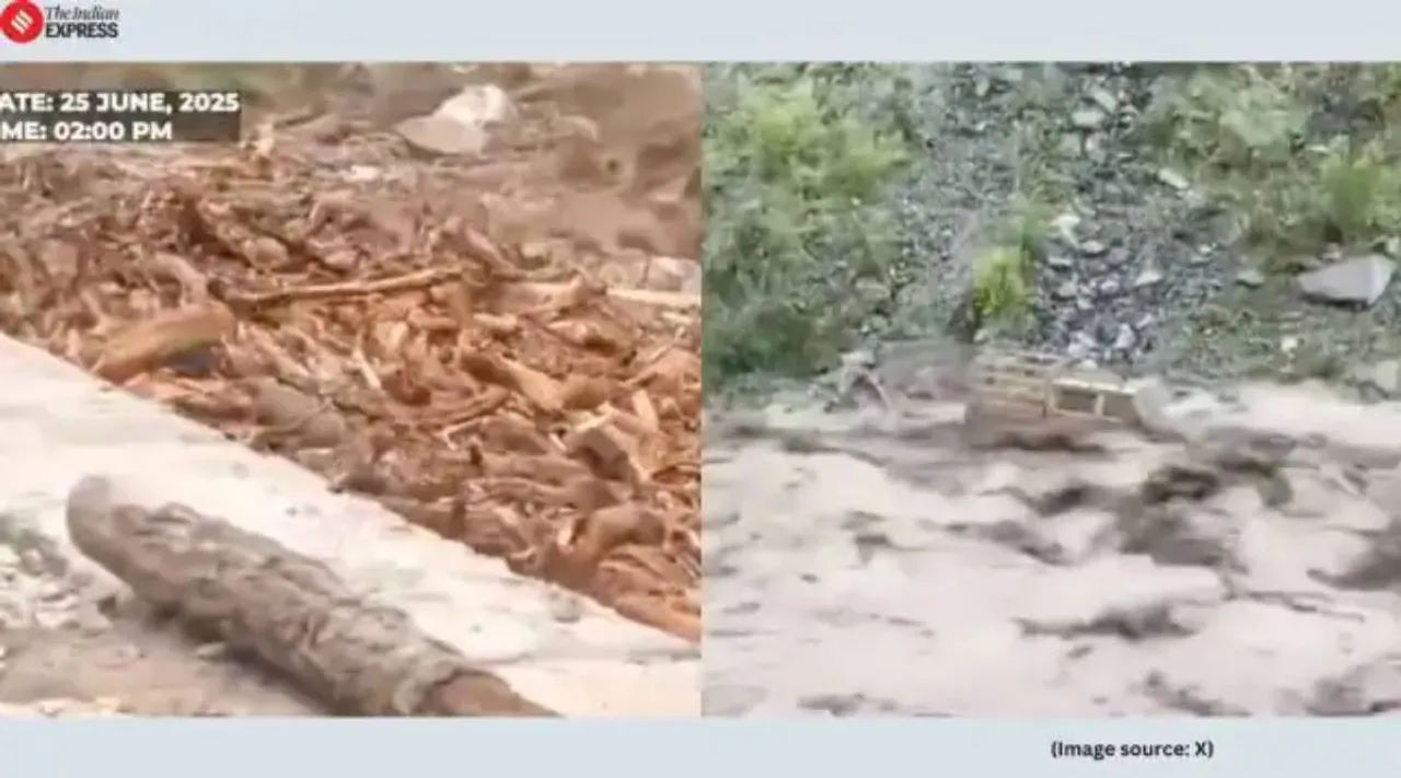 Himachal Pradesh cloudburst videos