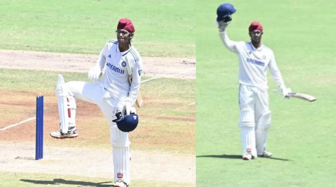 Who is India U 19  Harvansh Singh Pangalia who scored century against England U19 Tamil News