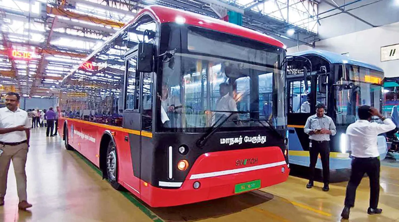 Electric Bus In tamilnadu