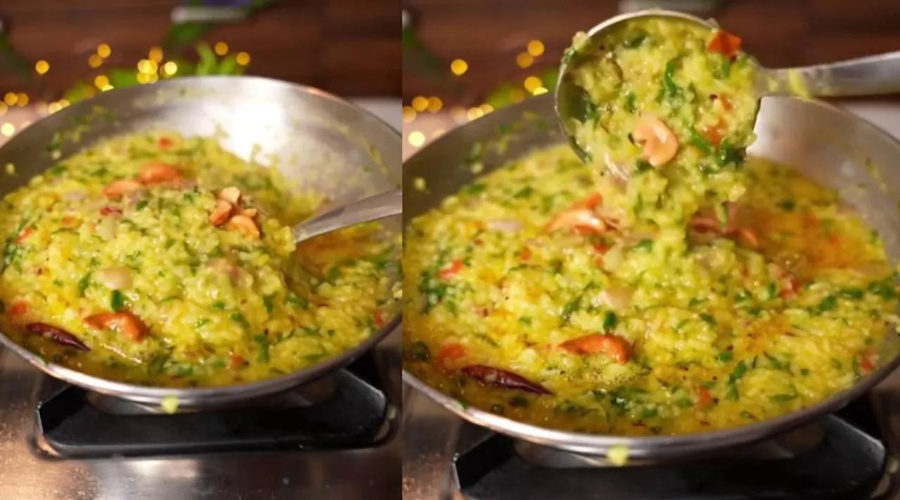 palak dal rice