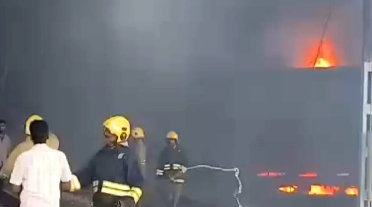 Train fire